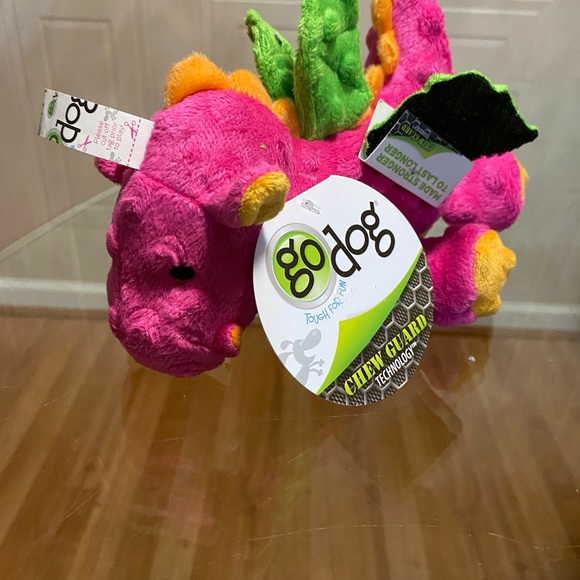 Brand New Godog Dragon 8” With Squeaker - Picture 2 of 5